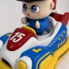 Colorful toy cars with cartoon character sets, children's educational early education car models Application Scenario
